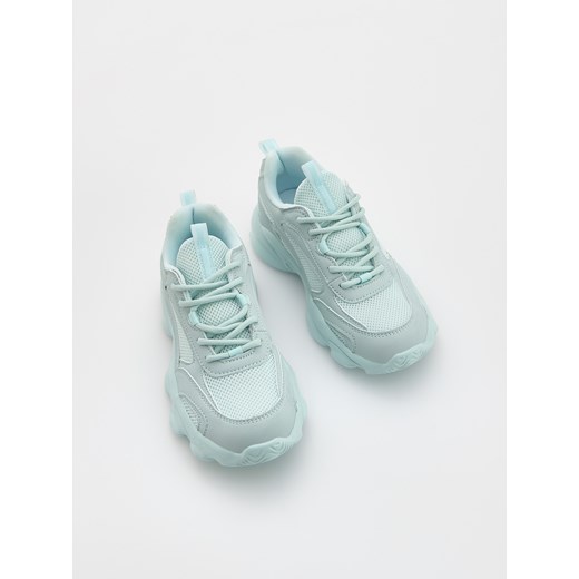 Reserved - Lekkie sneakersy - jasnozielony ze sklepu Reserved w kategorii Buty sportowe dziecięce - zdjęcie 181916380