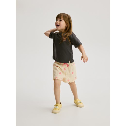 Reserved - Bawełniane szorty - złamana biel Reserved 80 (9-12 m.) Reserved