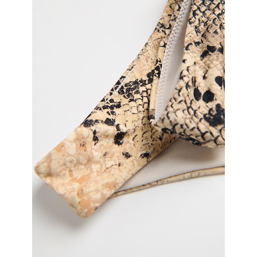 Reserved - Dół od bikini - ciemnobrązowy Reserved S Reserved