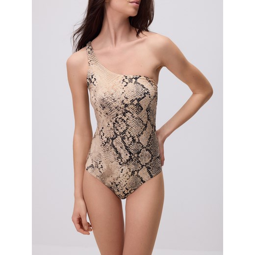 Reserved - Jednoczęściowy strój plażowy - ciemnobrązowy Reserved 36 Reserved