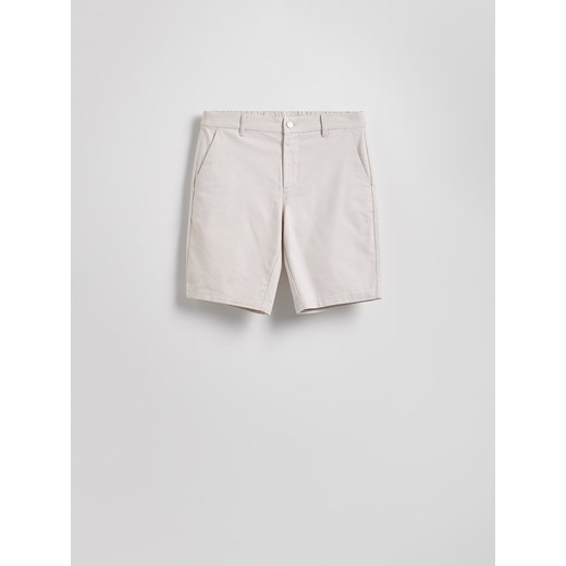 Reserved - Szorty carrot fit - beżowy Reserved L Reserved