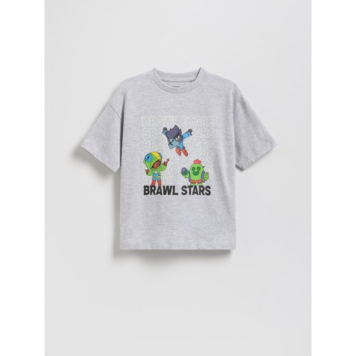 Reserved - T-shirt Brawl Stars - jasnoszary ze sklepu Reserved w kategorii T-shirty chłopięce - zdjęcie 181918184