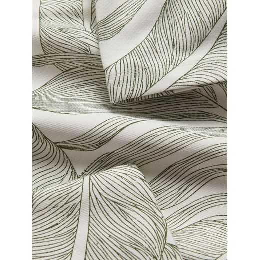 Reserved - T-shirt regular z nadrukiem allover - złamana biel Reserved L Reserved