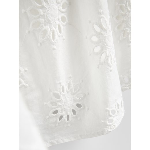 Reserved - Ażurowa spódnica midi - złamana biel Reserved M Reserved