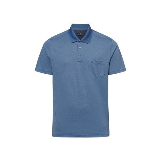 Ragman Męska koszulka polo Mężczyźni indygo wzorzysty ze sklepu vangraaf w kategorii T-shirty męskie - zdjęcie 181919581