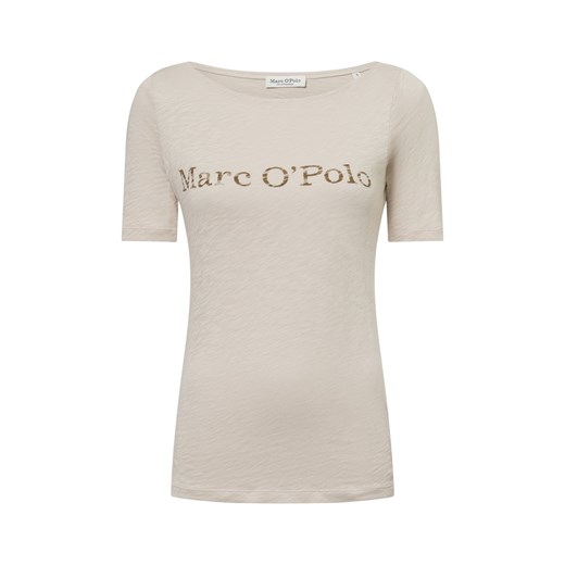 Marc O'Polo Koszulka damska Kobiety Bawełna beżowy marmurkowy ze sklepu vangraaf w kategorii Bluzki damskie - zdjęcie 181919640