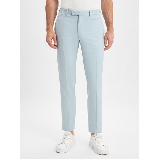 Strellson Spodnie - Kynd3 Mężczyźni Slim Fit jasnoniebieski jednolity ze sklepu vangraaf w kategorii Spodnie męskie - zdjęcie 181919673