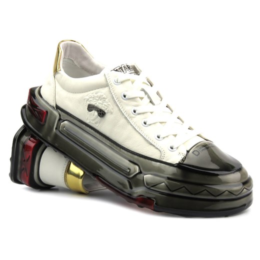 Nowoczesne sneakersy męskie - JOHN DOUBARE 9699, białe ze sklepu ulubioneobuwie w kategorii Trampki męskie - zdjęcie 181920300