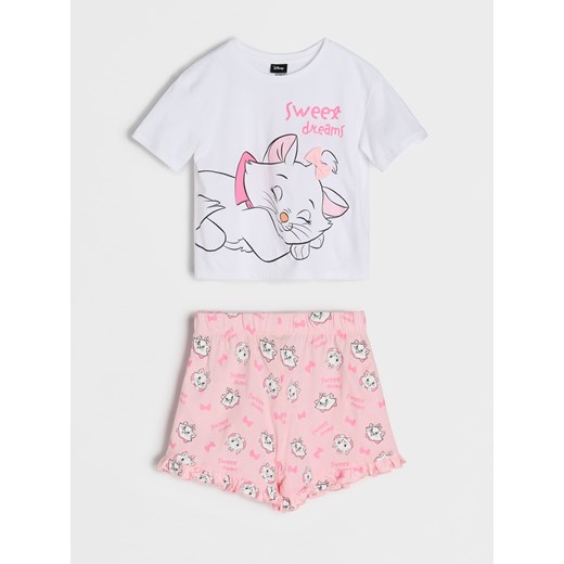 Sinsay - Piżama dwuczęściowa The Aristocats - biały Sinsay 128 (7-8 l) Sinsay