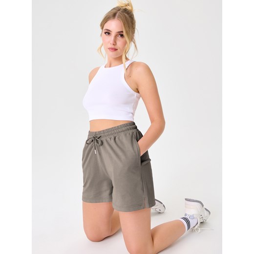 Sinsay - Szorty dresowe - brązowy Sinsay XXL Sinsay