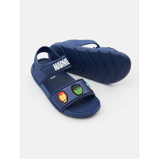 Sinsay - Sandały zapinane na rzep Marvel - granatowy Sinsay 31 Sinsay