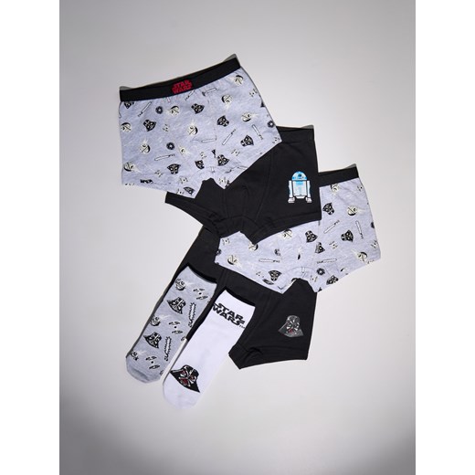 Sinsay - Bokserki 4 pack Star Wars - wielobarwny Sinsay 134/140 Sinsay