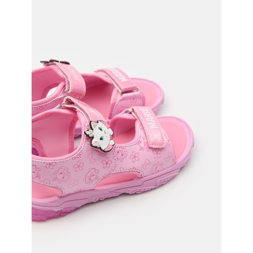 Sinsay - Sandały ze świecacą podeszwą LED The Aristocats - różowy Sinsay 27 Sinsay