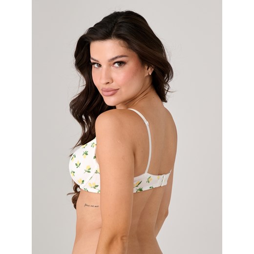 Sinsay - Biustonosz usztywniany z motywem cytryny - wielobarwny Sinsay 70B Sinsay