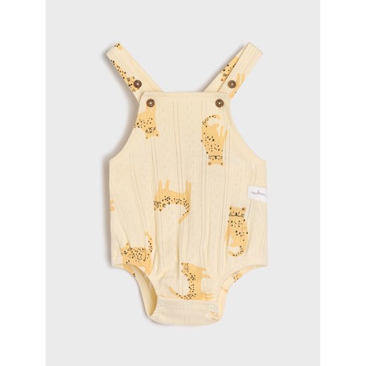 Sinsay - Komplet dzianinowy - kremowy Sinsay 68 (3-6 m) Sinsay