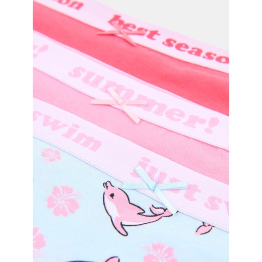 Sinsay - Bokserki z motywem delfinów 3 pack - wielobarwny Sinsay 158/164 Sinsay