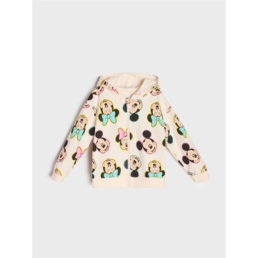 Sinsay - Bluza z kapturem we wzór Minnie Mouse - begonia ze sklepu Sinsay w kategorii Bluzy dziewczęce - zdjęcie 181929531