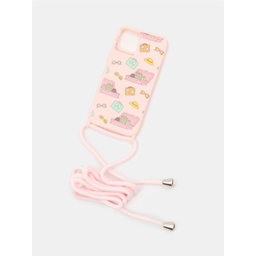 Sinsay - Etui na iPhone ze sznurkiem 11/XR Pusheen - różowy ze sklepu Sinsay w kategorii Etui - zdjęcie 181929682