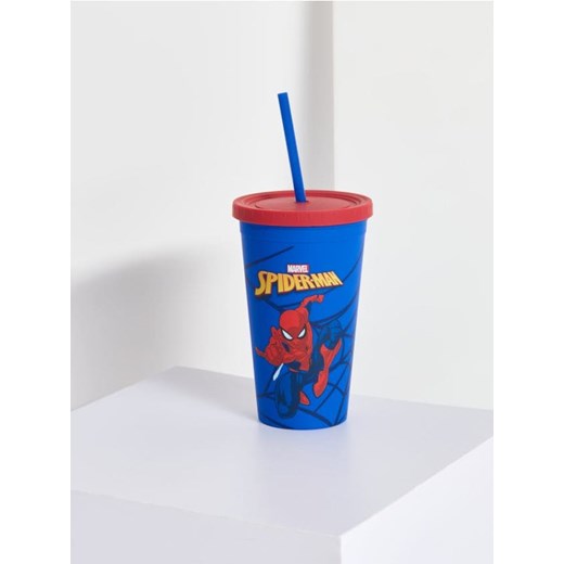 Sinsay - Kubek ze słomką Spider-Man - wielobarwny ze sklepu Sinsay w kategorii Kubki - zdjęcie 181929703