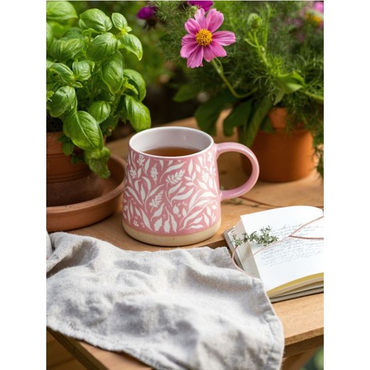 Sinsay - Kubek ceramiczny - różowy ze sklepu Sinsay w kategorii Kubki - zdjęcie 181930044