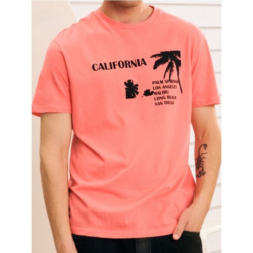 Sinsay - Koszulka - pomarańczowy ze sklepu Sinsay w kategorii T-shirty męskie - zdjęcie 181930100
