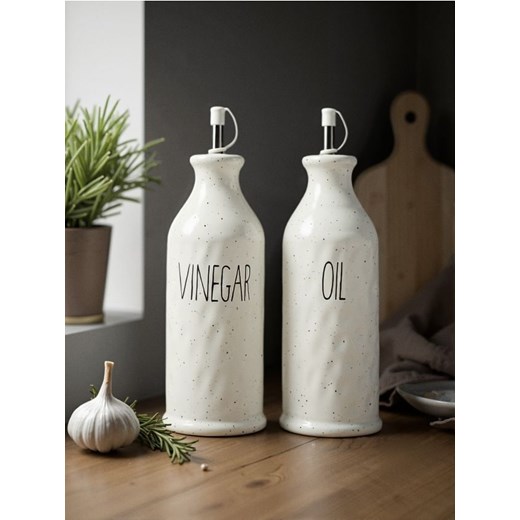 Sinsay - Dozownik do oliwy 2 pack - biały ze sklepu Sinsay w kategorii Dom - zdjęcie 181930113