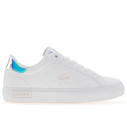 Buty Lacoste Powercourt 747SUJ0013-1Y9 - białe ze sklepu streetstyle24.pl w kategorii Buty sportowe damskie - zdjęcie 181930293