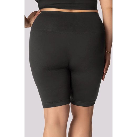 Mona kolarki damskie szare Base Plus Size, Kolor szary, Rozmiar 2XL, Mona ze sklepu Intymna w kategorii Szorty - zdjęcie 181932060