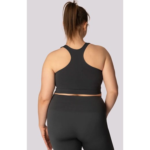 Mona top damski szary Base Plus Size, Kolor szary, Rozmiar 2XL, Mona ze sklepu Intymna w kategorii Biustonosze - zdjęcie 181932103