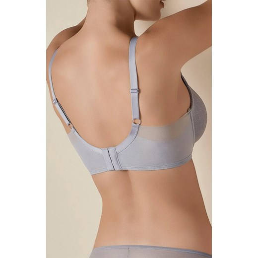 Biustonosz usztywniany szary Katia, Kolor szary, Rozmiar 75C, Selene Selene 75C wyprzedaż Intymna
