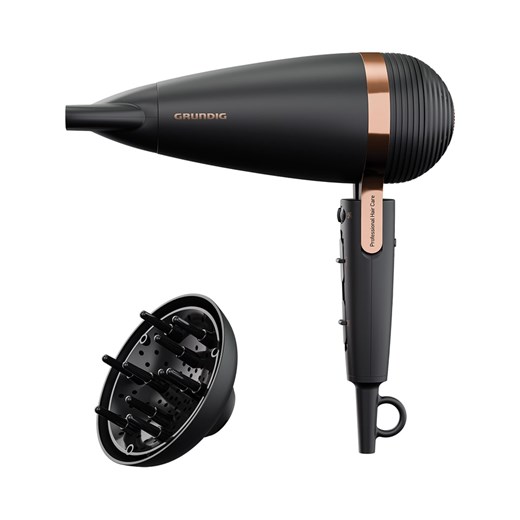 GRUNDIG Suszarka &quot;NaturaShine&quot; w kolorze czarnym ze sklepu Limango Polska w kategorii Suszarki i prostownice - zdjęcie 181932334
