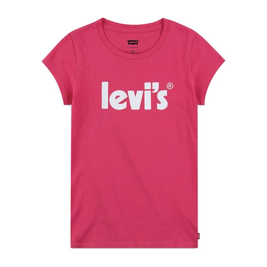 Levi&apos;s Kids Koszulka w kolorze różowym ze sklepu Limango Polska w kategorii Bluzki dziewczęce - zdjęcie 181932631