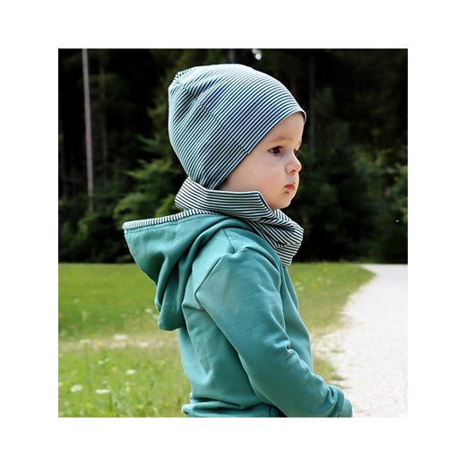 LiVi Czapka beanie &quot;Stripes&quot; w kolorze niebieskim ze sklepu Limango Polska w kategorii Czapki dziecięce - zdjęcie 181933133
