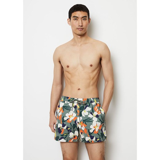 Marc O´Polo Bodywear Szorty kąpielowe w kolorze oliwkowo-pomarańczowo-kremowym ze sklepu Limango Polska w kategorii Kąpielówki - zdjęcie 181933713