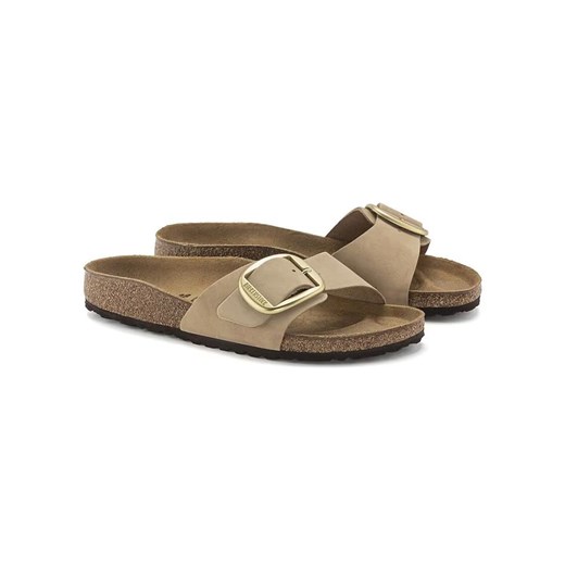 Klapki damskie BIRKENSTOCK bez zapięcia płaskie casualowe