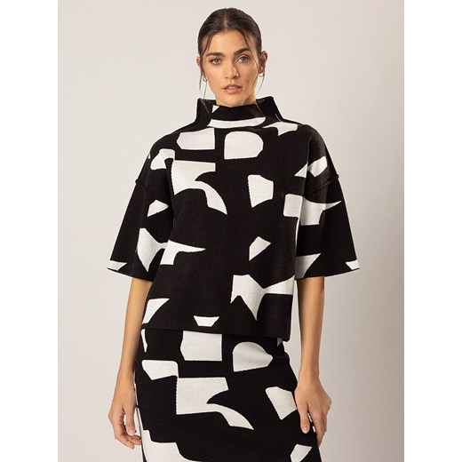 APART Sweter w kolorze czarno-białym ze sklepu Limango Polska w kategorii Swetry damskie - zdjęcie 181935354