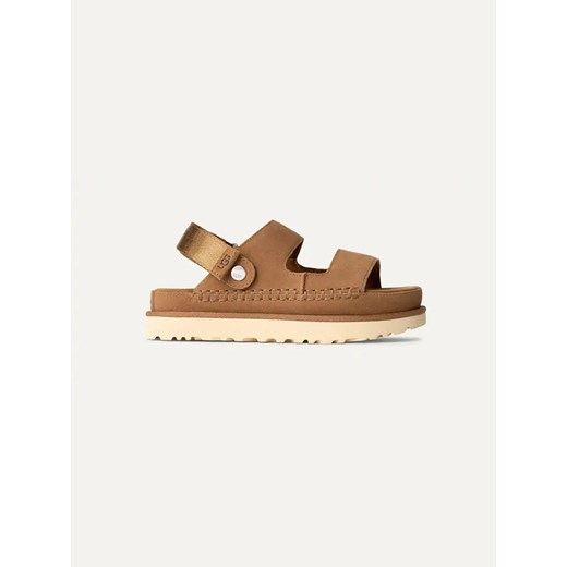 UGG Skórzane sandały &quot;Golden Glide&quot; w kolorze jasnobrązowym ze sklepu Limango Polska w kategorii Sandały damskie - zdjęcie 181935702