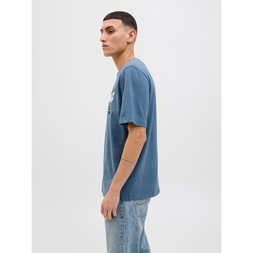T-shirt męski Jack & Jones z krótkimi rękawami młodzieżowy bawełniany 