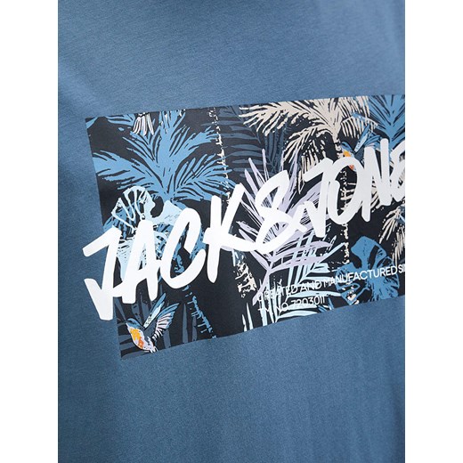 T-shirt męski Jack & Jones bawełniany z krótkimi rękawami 