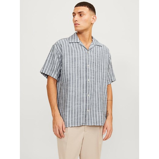 Jack &amp; Jones Koszula &quot;Cabana&quot; w kolorze granatowo-białym ze sklepu Limango Polska w kategorii Koszule męskie - zdjęcie 181935993