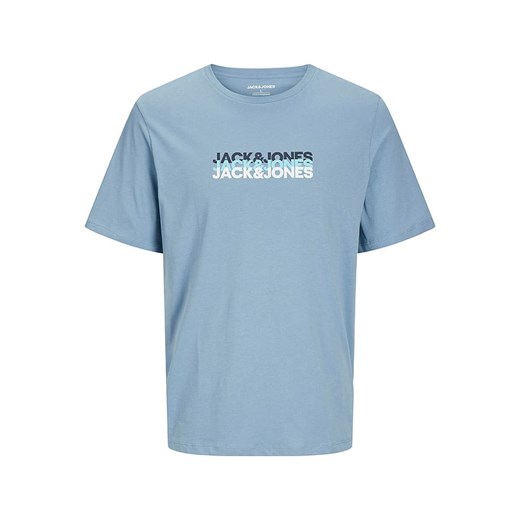 Jack &amp; Jones Koszulka &quot;Cyber&quot; w kolorze błękitnym ze sklepu Limango Polska w kategorii T-shirty męskie - zdjęcie 181936013