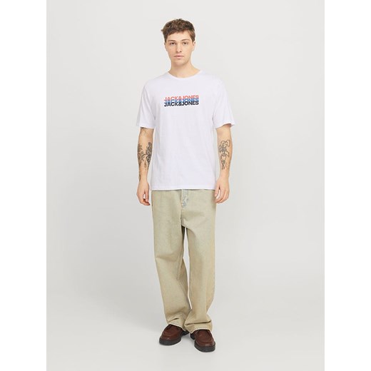 Jack &amp; Jones Koszulka &quot;Cyber&quot; w kolorze białym ze sklepu Limango Polska w kategorii T-shirty męskie - zdjęcie 181936021
