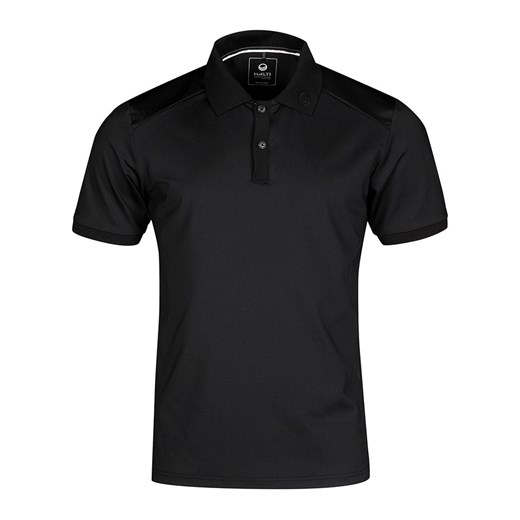 Halti Funkcyjna koszulka polo &quot;Birdie&quot; w kolorze czarnym ze sklepu Limango Polska w kategorii T-shirty męskie - zdjęcie 181936391