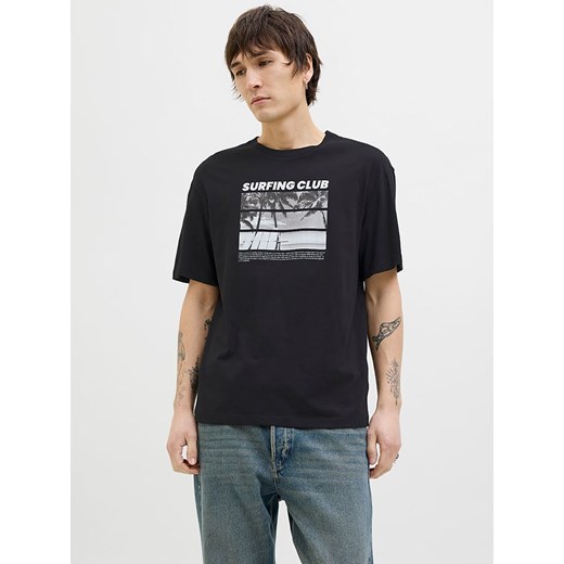 T-shirt męski Jack & Jones z napisami 