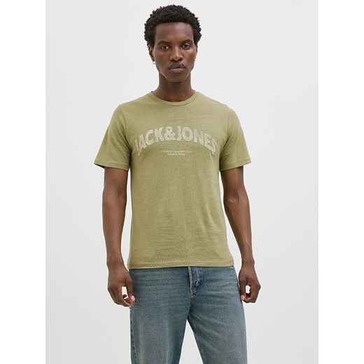 Jack &amp; Jones Koszulka &quot;Almeria&quot; w kolorze zielonym Jack & Jones XL Limango Polska wyprzedaż