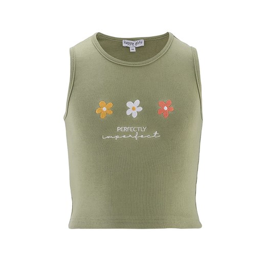 happy girls by Eisend Top w kolorze khaki ze sklepu Limango Polska w kategorii Bluzki dziewczęce - zdjęcie 181936753
