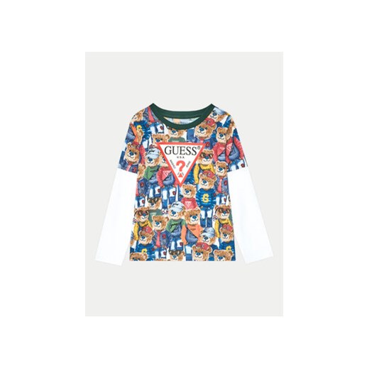 Guess Komplet bluzka i spodnie N5RG10 K8HM4 Kolorowy Regular Fit Guess 6Y MODIVO