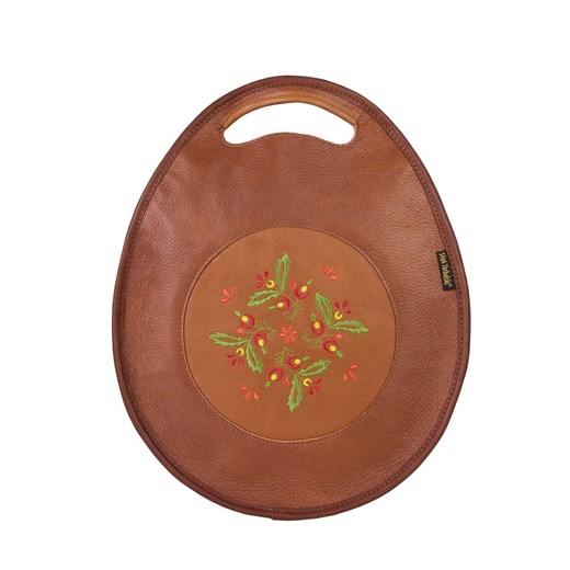 brązowa torebka damska skórzana z funkcją pleacak  Jagoda ze sklepu Słoń Torbalski w kategorii Torby Shopper bag - zdjęcie 181940341