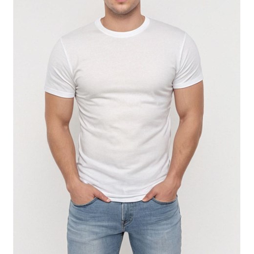 T-shirt premium bawełniany biały Recea ze sklepu Recea.pl w kategorii T-shirty męskie - zdjęcie 181940691