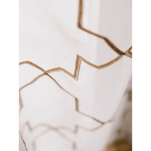 Sinsay - Lekka zasłona z haftem marokańskim - biały Sinsay One Size Sinsay